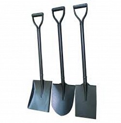 Flat-Nosed, Round-Nosed Shovel, Spade